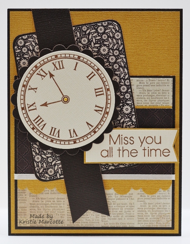 MWT It’s About Time and Flutter by Wednesday #237 card challenges