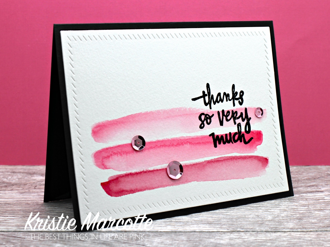 Watercolor – Thanks so Very Much