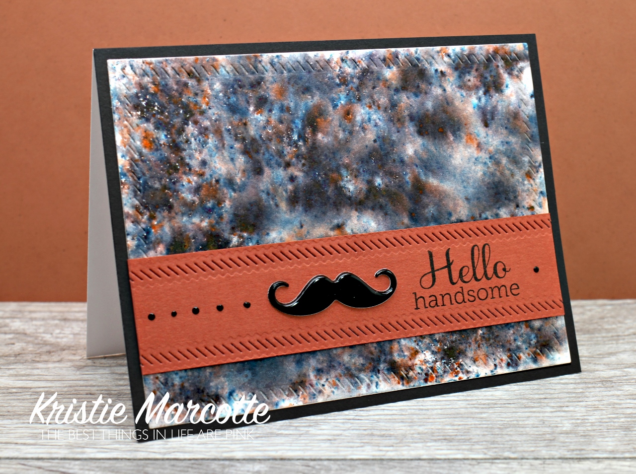 Words 2 Scrap By – Movember card challenge