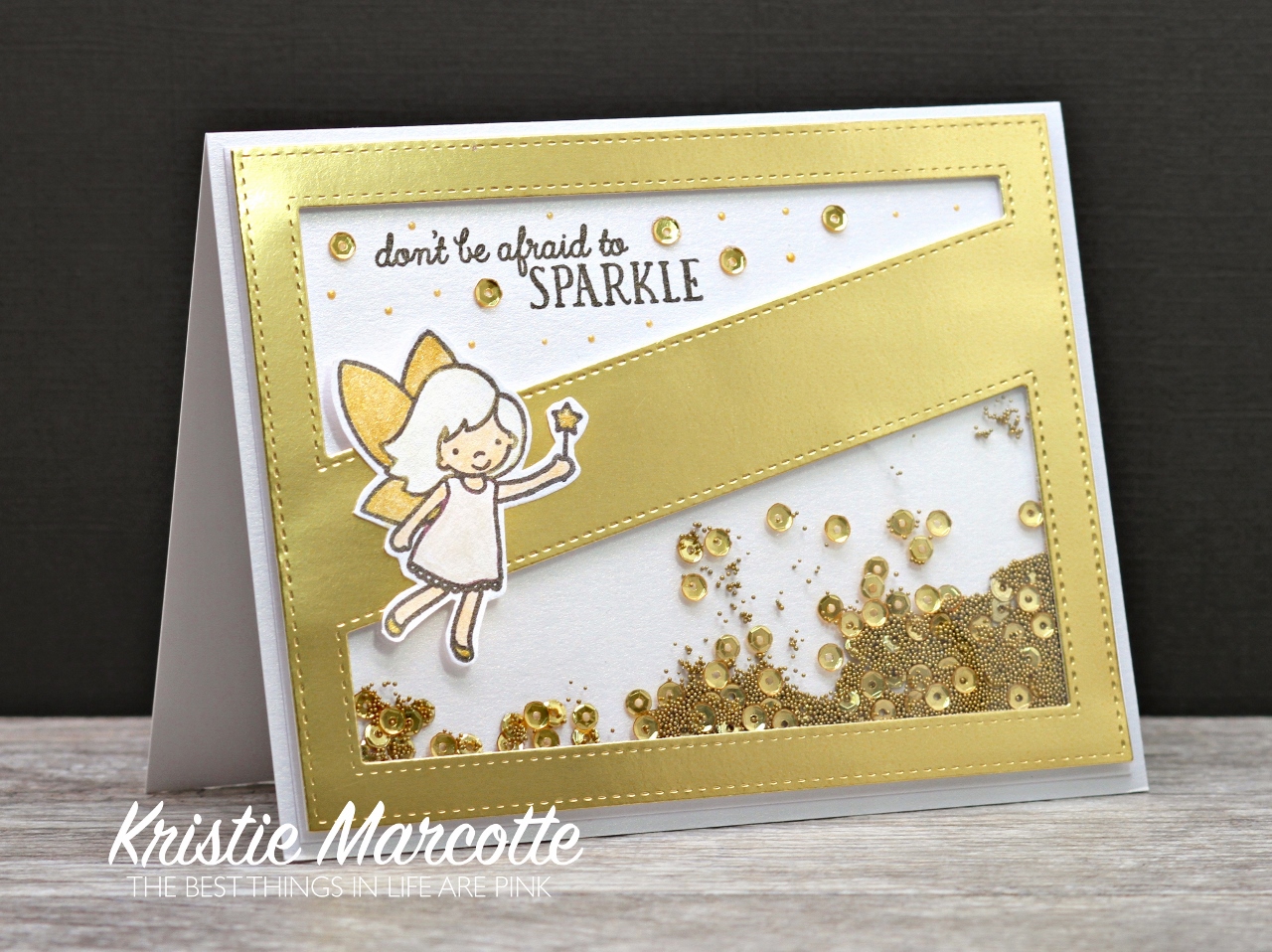Fairy Sparkle Shaker Card