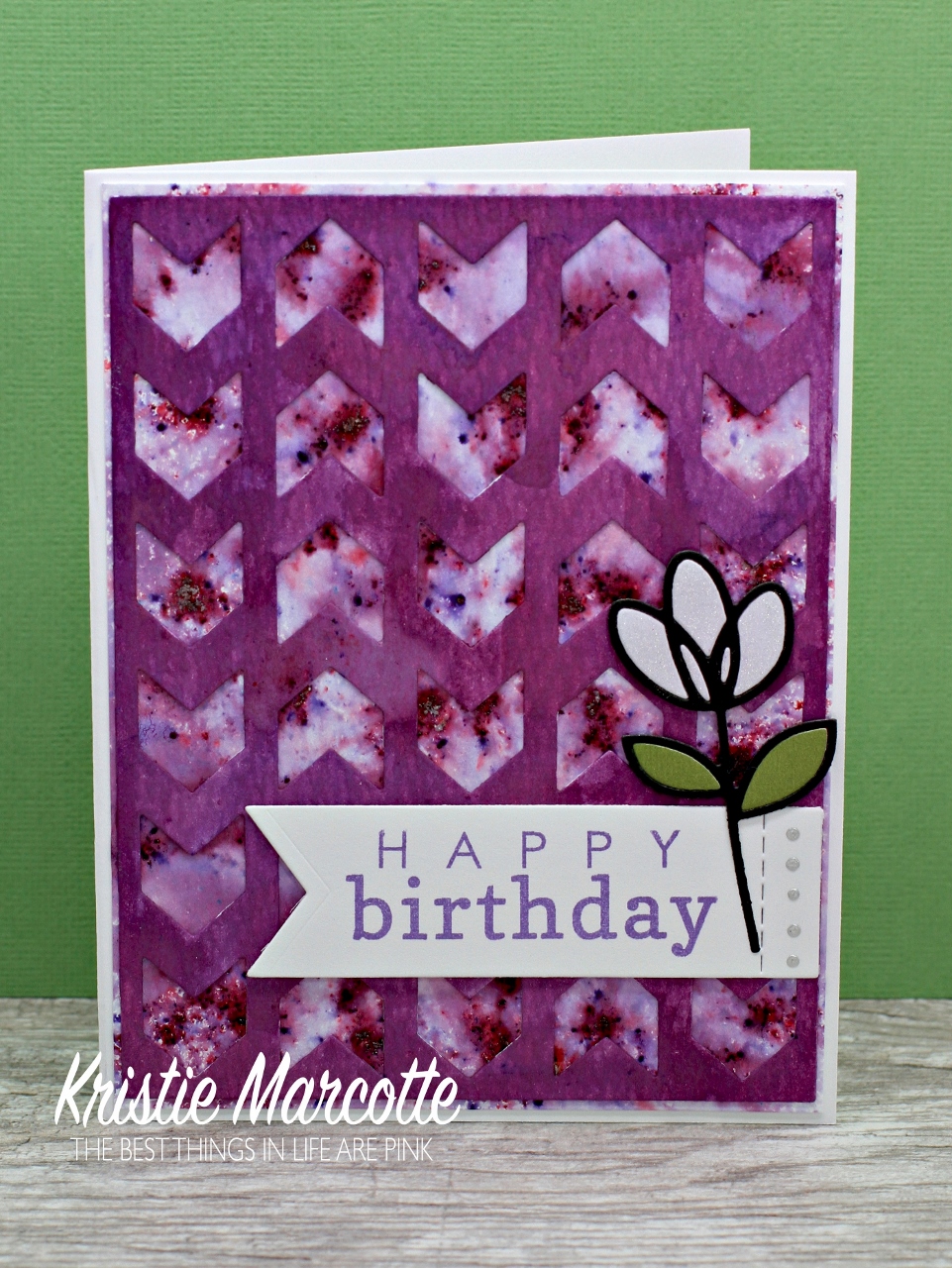 Cards in Envy – Just Purple card challenge