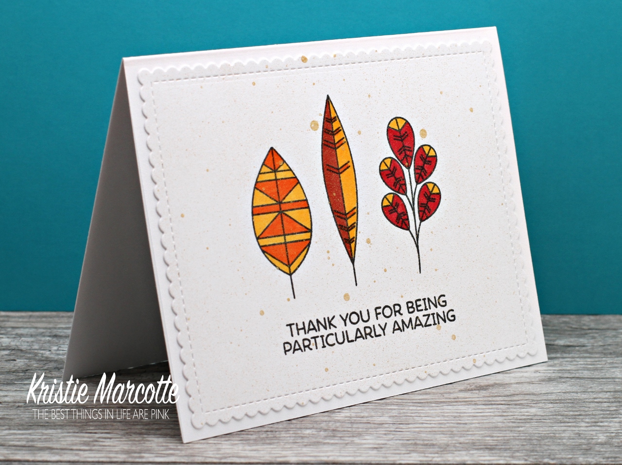 Cards in Envy – Thank You card challenge