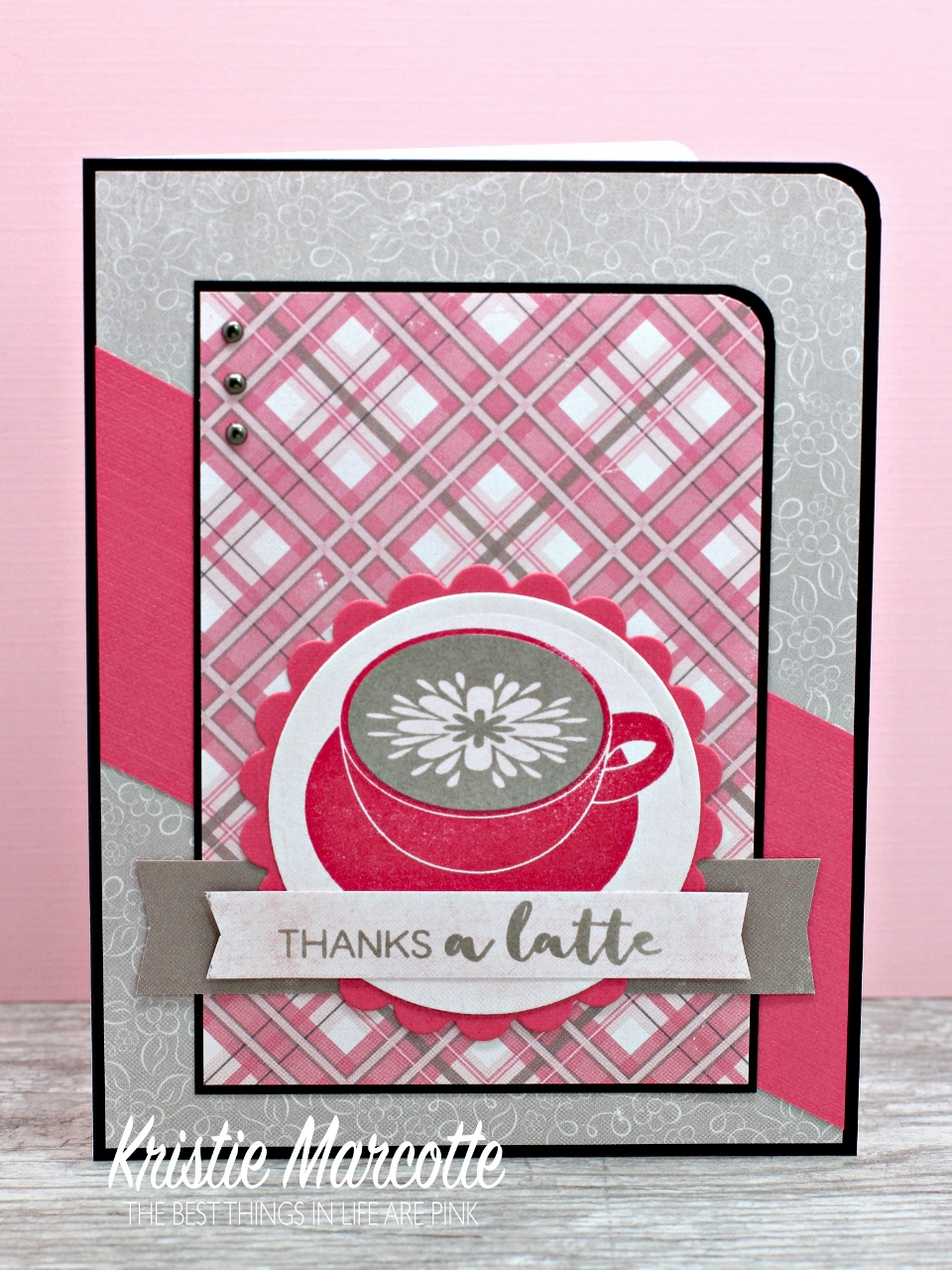 Cards in Envy – Pink & Gray card challenge