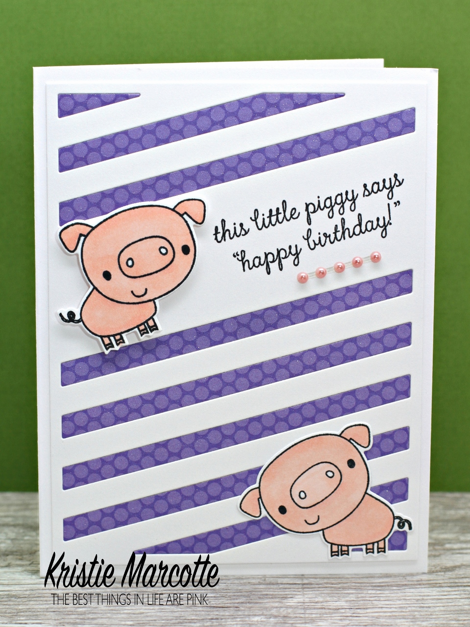 This little piggy says, Happy Birthday!