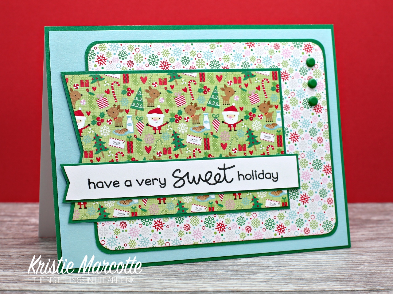 Doodlebug’s Here Comes Santa Claus – cards from 6×6 paper pad - Kristie ...