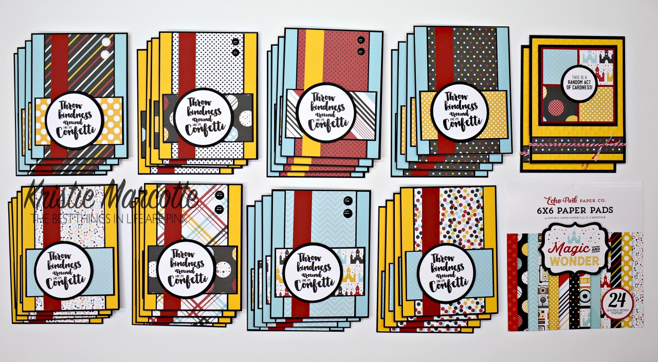Echo Park’s Magic and Wonder 6×6 cards