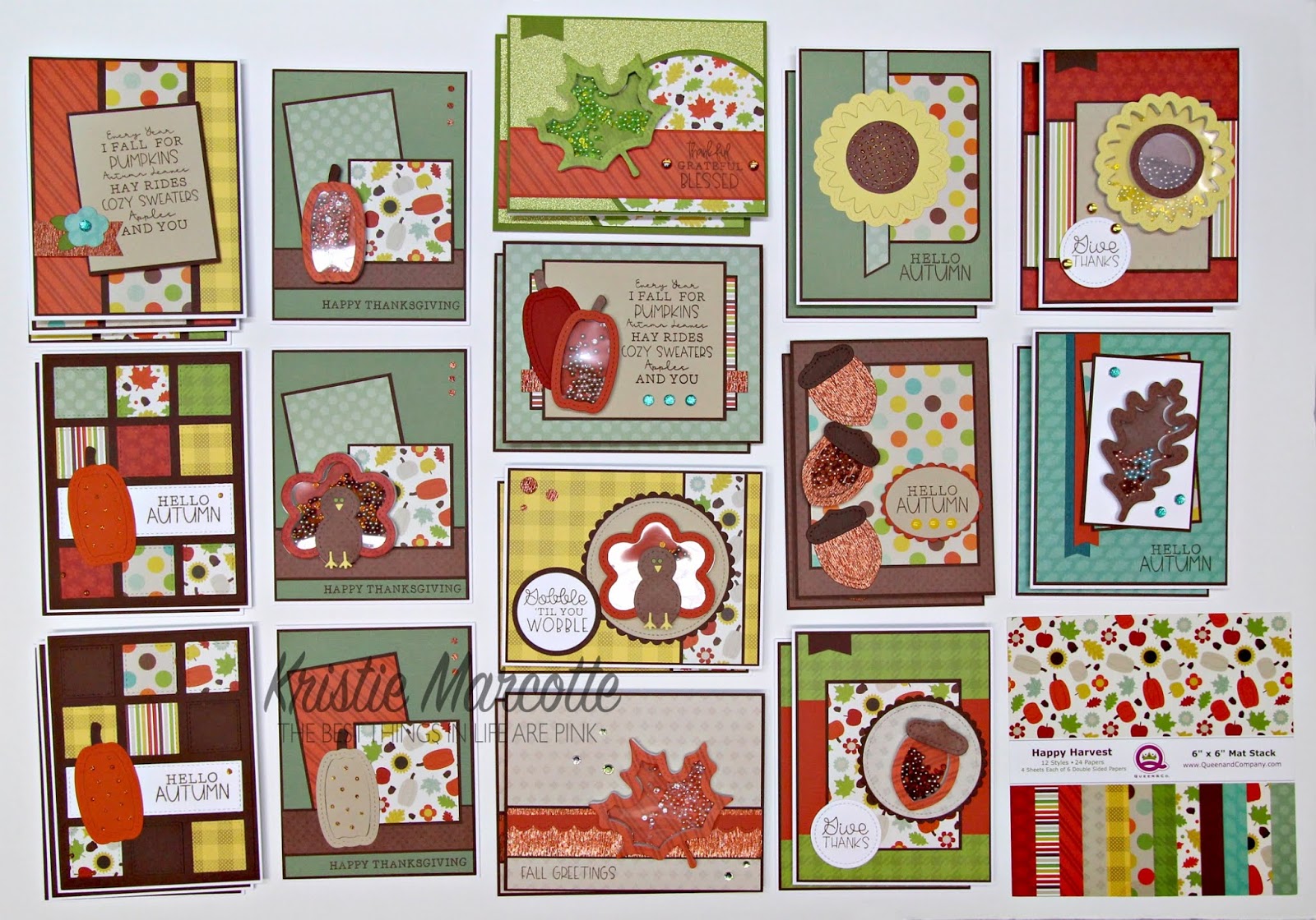 Queen & Co. Happy Harvest Fall kit – 29 cards from 1 kit