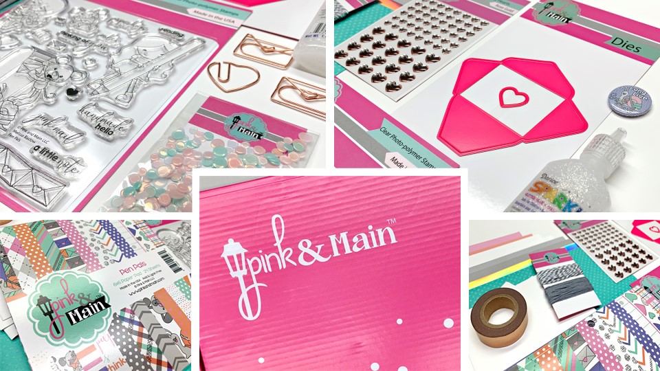 Pink & Main July 2019 Crafty Courtyard kit – 20 cards 1 kit