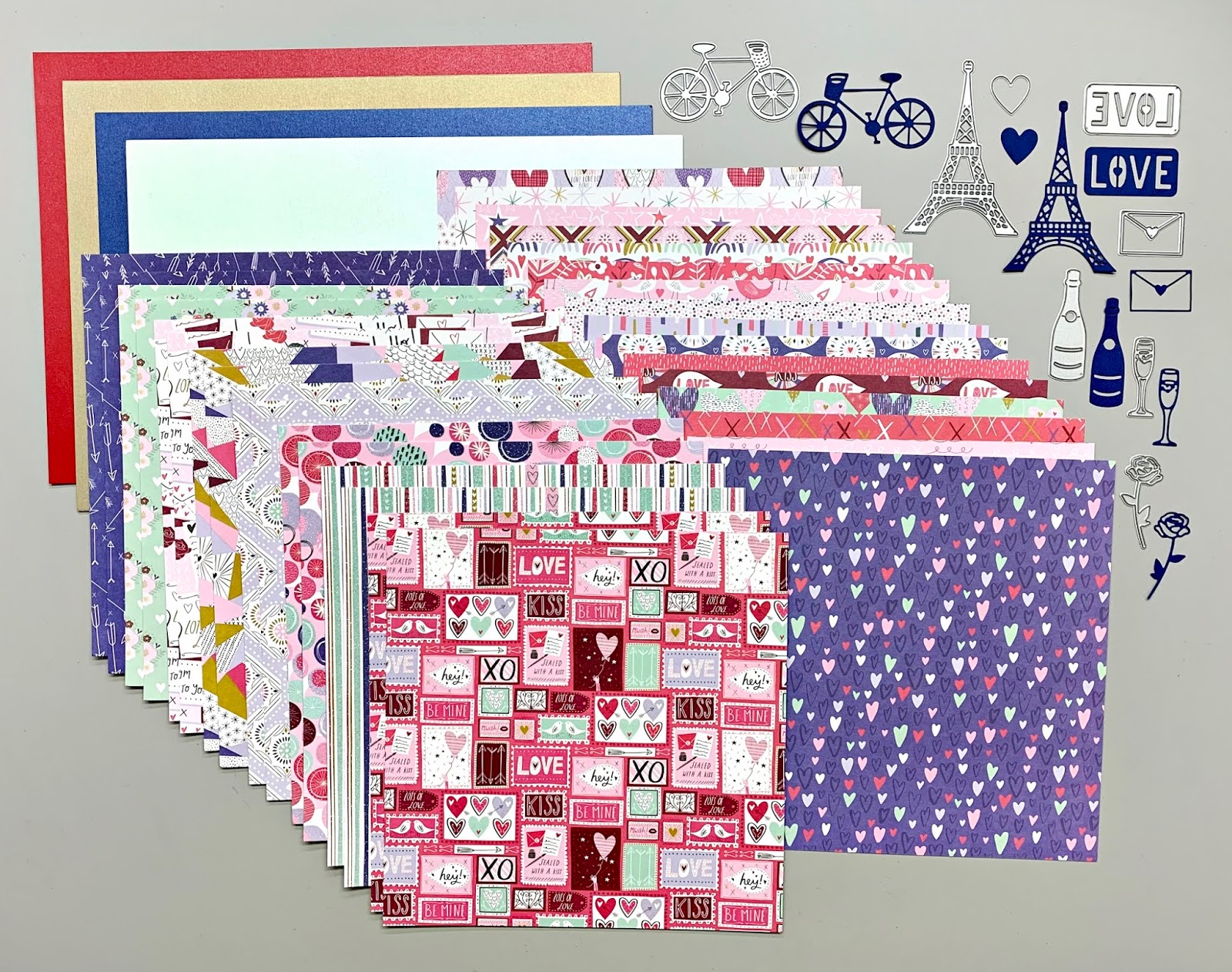 Love From Lizi – Love from Paris mega pack – 42 cards 1 kit