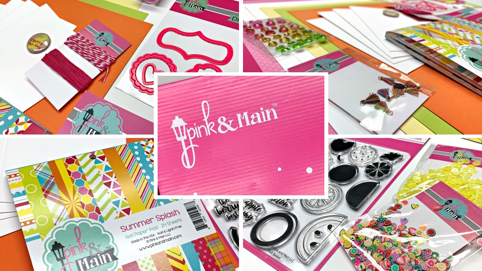 Pink & Main August Crafty Courtyard kit – 16 cards 1 kit