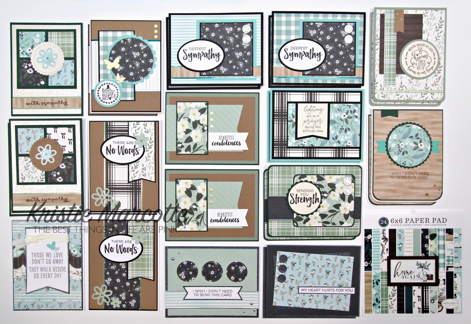 Carta Bella – Home Again – 26 cards from one 6×6 paper pad