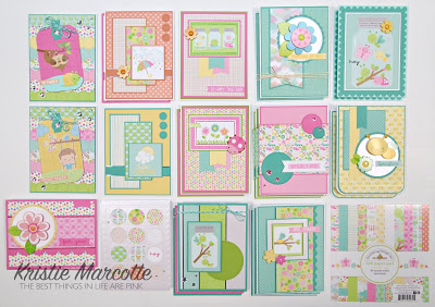Doodlebug Design’s Spring Things – 27 cards from one 6×6 paper pad