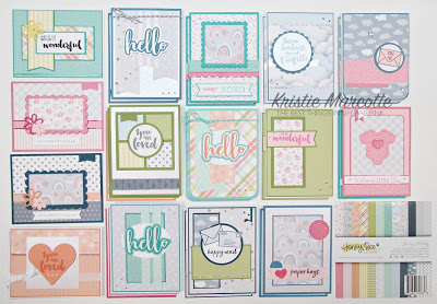 Honey Bee Stamps – Spring Lullaby – 29 cards from one 6×6 paper pad
