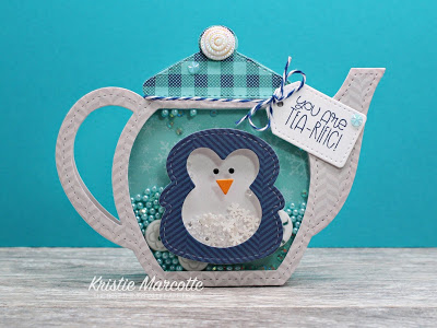 Queen & Company – Teapot Shaped card kit – 4 cards 1 kit