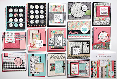 Echo Park – Forward with Faith – 32 cards from one 6×6 paper pad