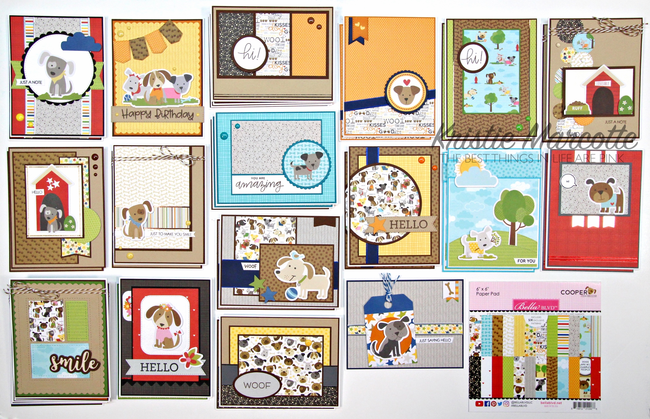 Bella Blvd Cooper – 38 cards from one 6×6 paper pad