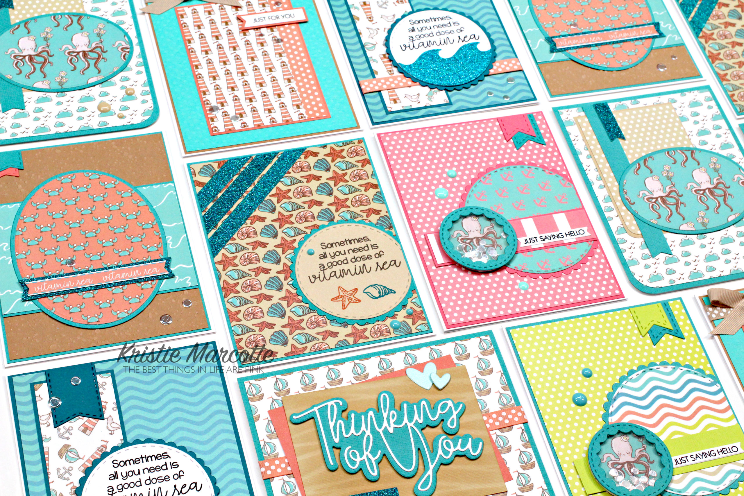 Pink & Main’s June 2020 Subscription box – 14 cards 1 kit