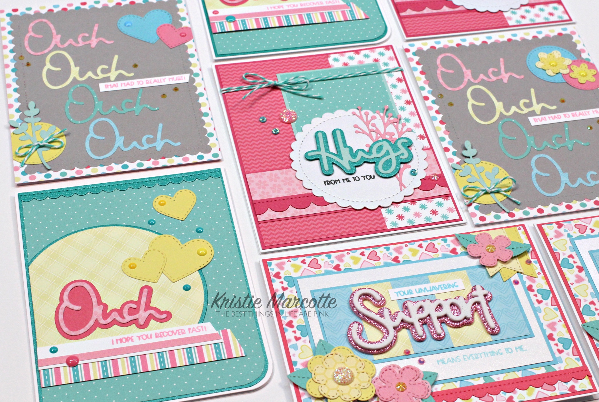 Queen & Company – Support Sentiment Stacker – 8 cards 1 kit
