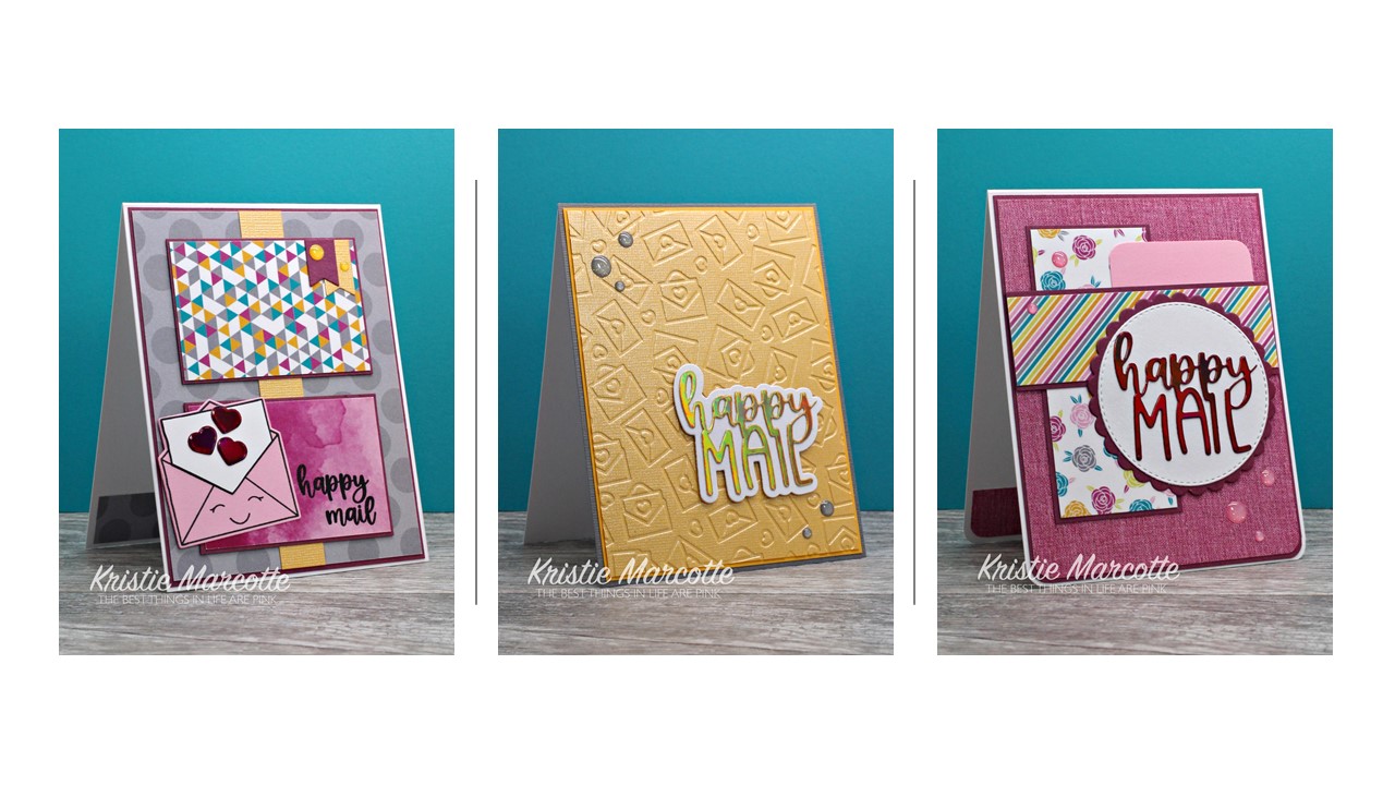 Pink & Main – Happy Mail – 6 cards 1 kit