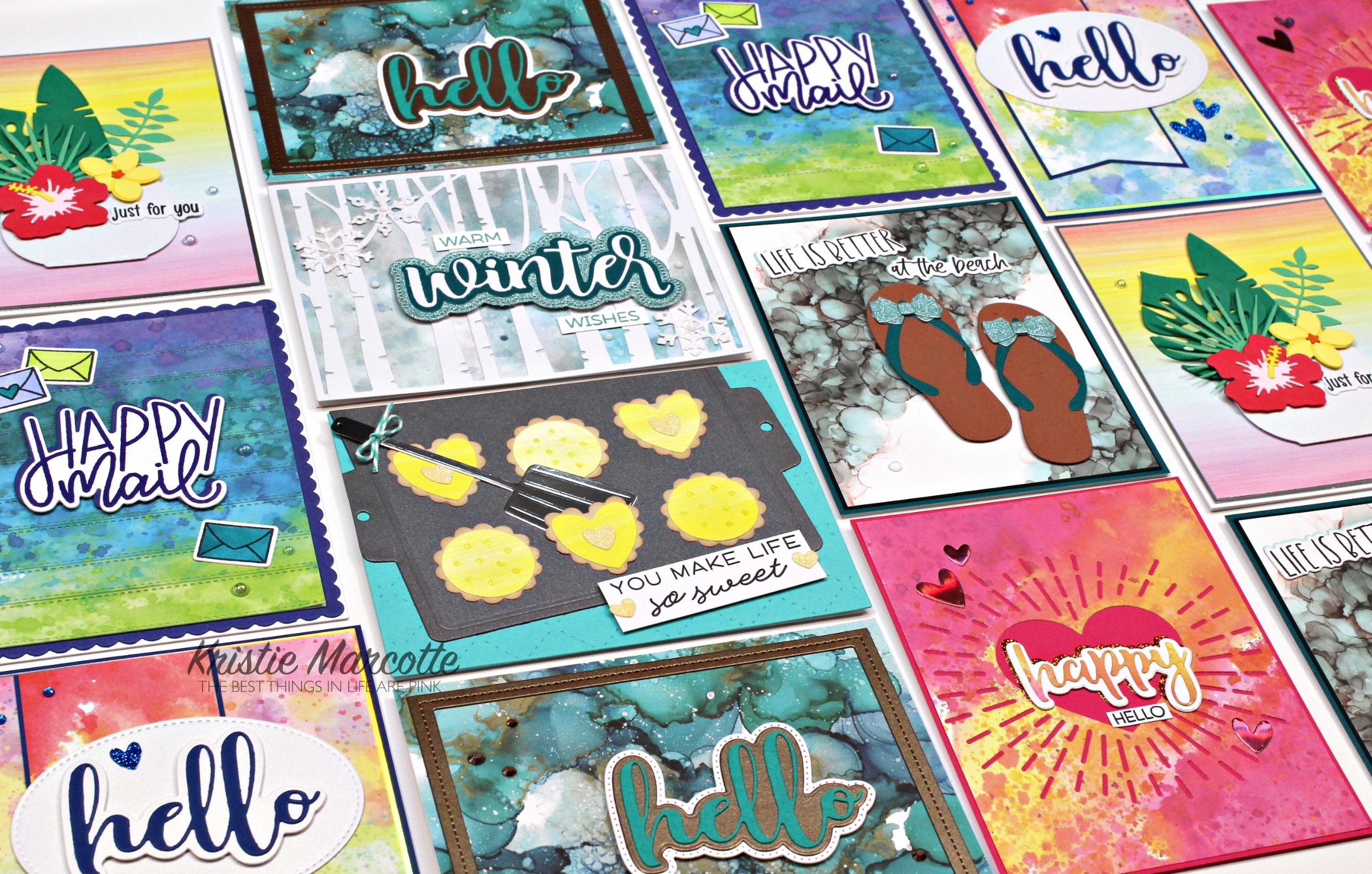 Honey Bee Stamps | Team Tie-Dye | 16 cards 1 collection