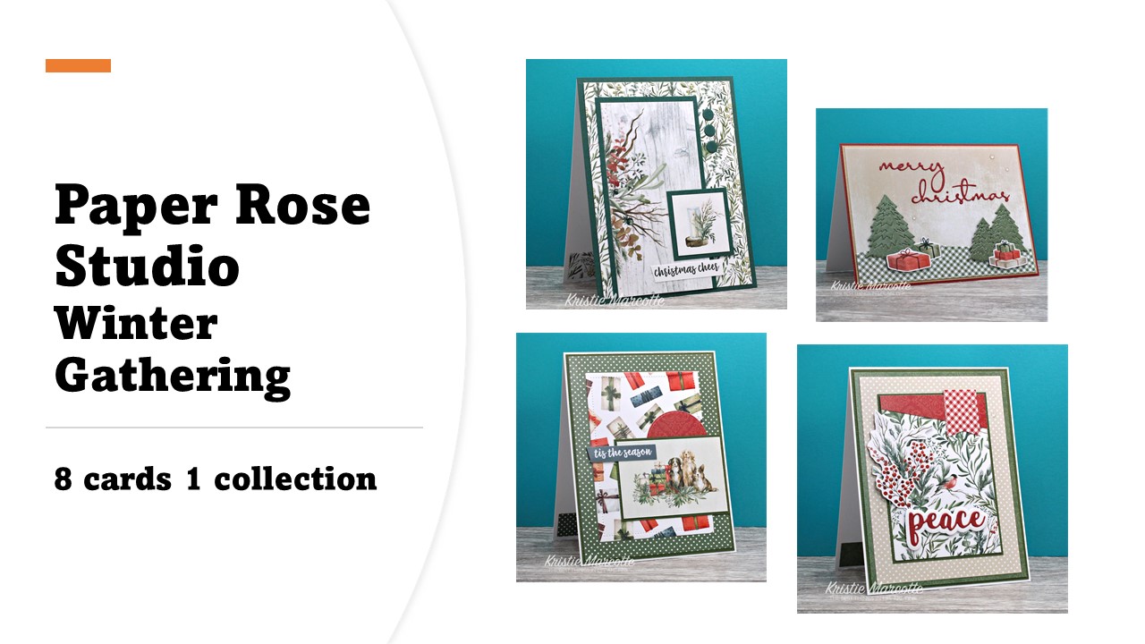 Paper Rose Studio | Winter Gathering | 8 cards 1 collection