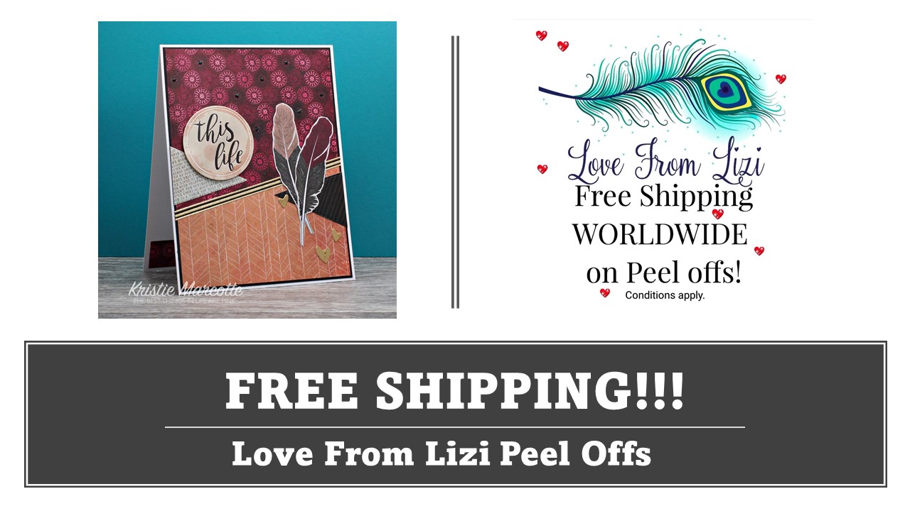 FREE Shipping Offer on Love From Lizi Peel Offs