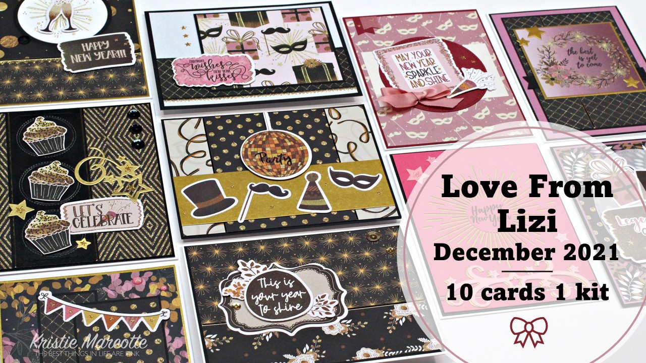 Love From Lizi | December 2021 card kit | 10 cards 1 kit