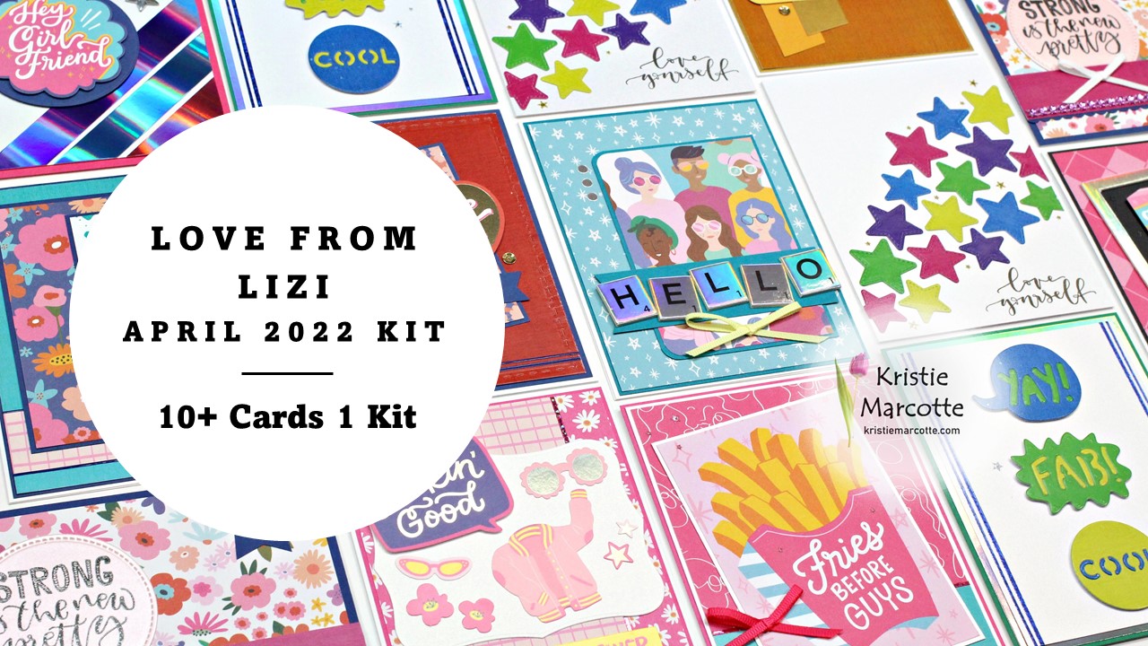 Love From Lizi | April 2022 card kit | 10+ cards 1 kit