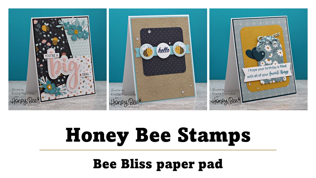 Honey Bee Stamps | Bee Bliss collection | 6 cards