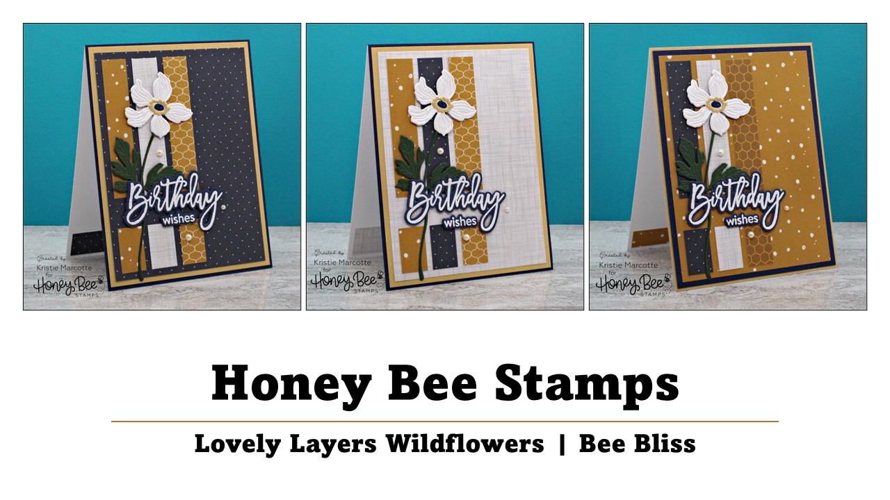 Honey Bee Stamps | Lovely Layers Wildflower | Bee Bliss