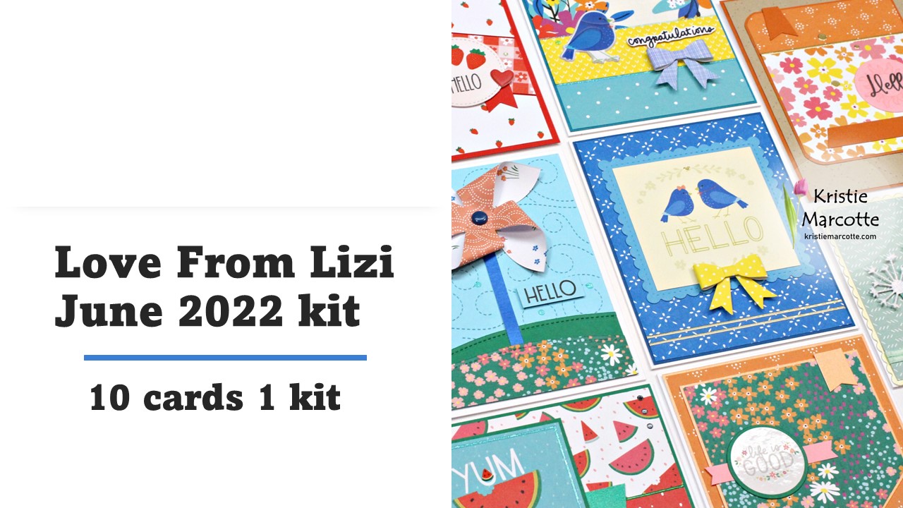 Love From Lizi | June 2022 card kit | 10 card 1 kit