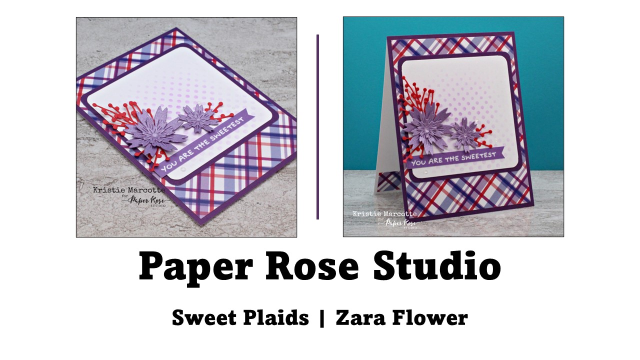 Paper Rose Studio | Sweet Plaids and Zara Flowers