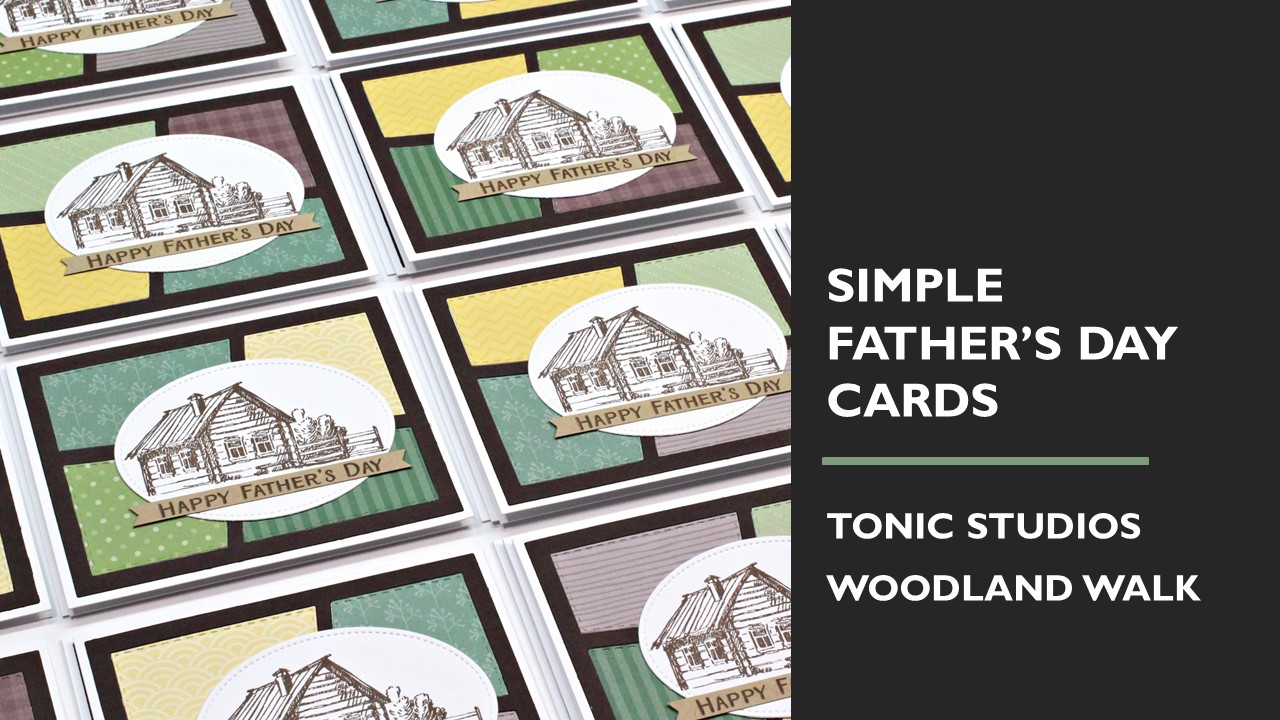 Tonic Studios | Woodland Walk | 39 cards from one 6×6 paper pad