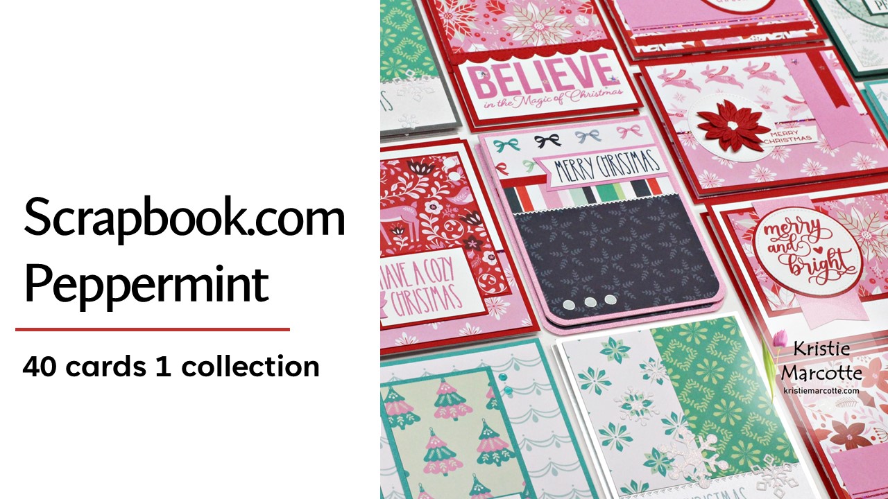 Scrapbook.com | Peppermint | 40 cards 1 collection
