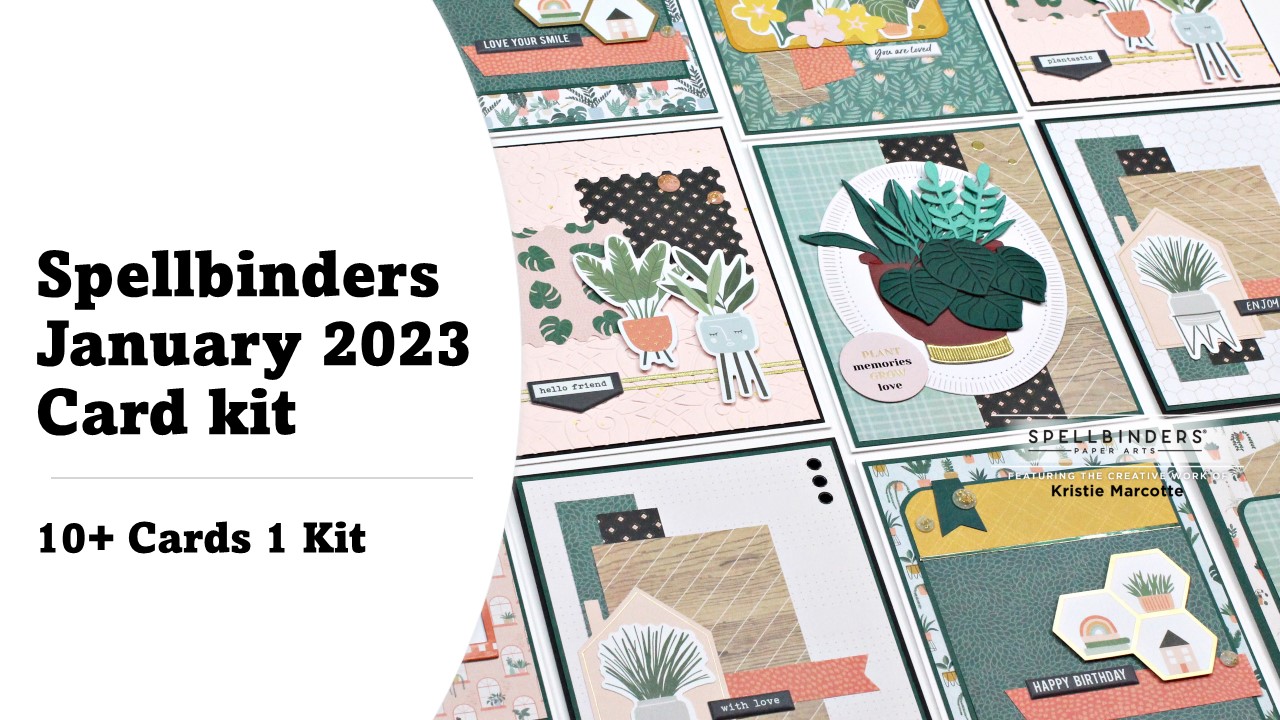 Spellbinders | January 2023 Card Kit of the Month | 10+ Cards