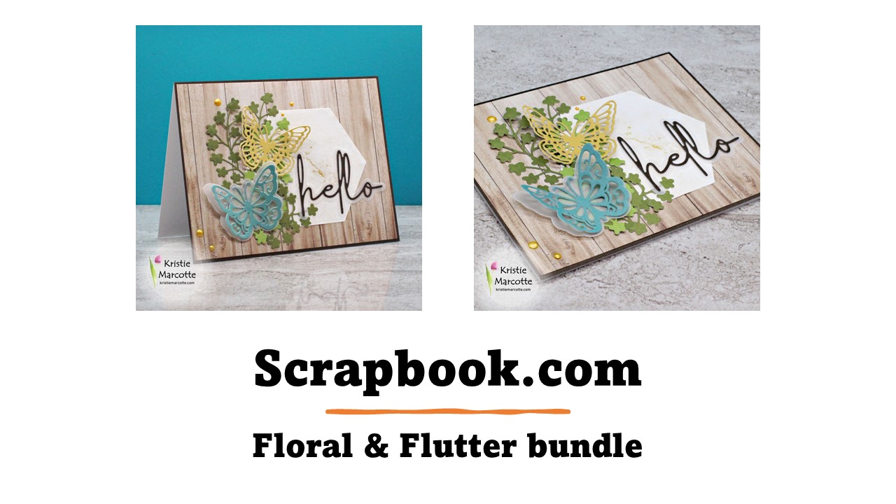 Scrapbook.com | Floral and Flutter bundle
