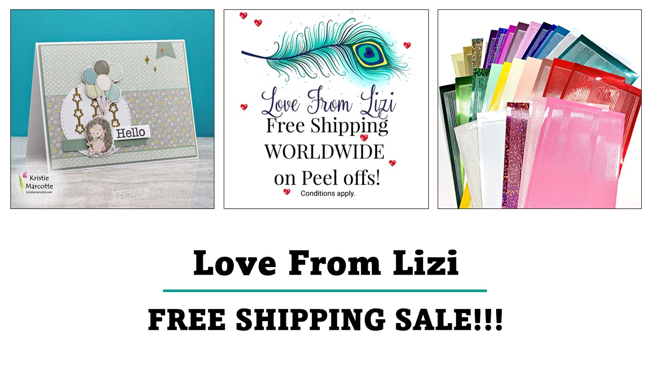 FREE SHIPPING on Love From Lizi Peel Offs