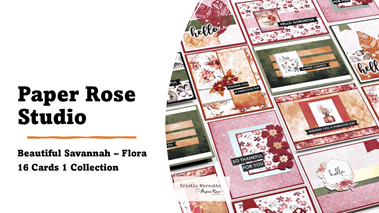 Paper Rose Studio | Beautiful Savannah Flora | 16 Cards