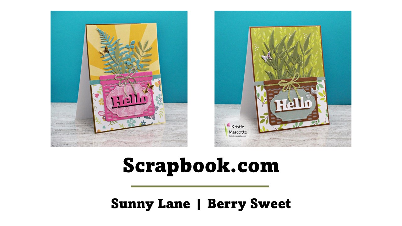 Scrapbook.com | Sunny Lane | Basket with Leaves