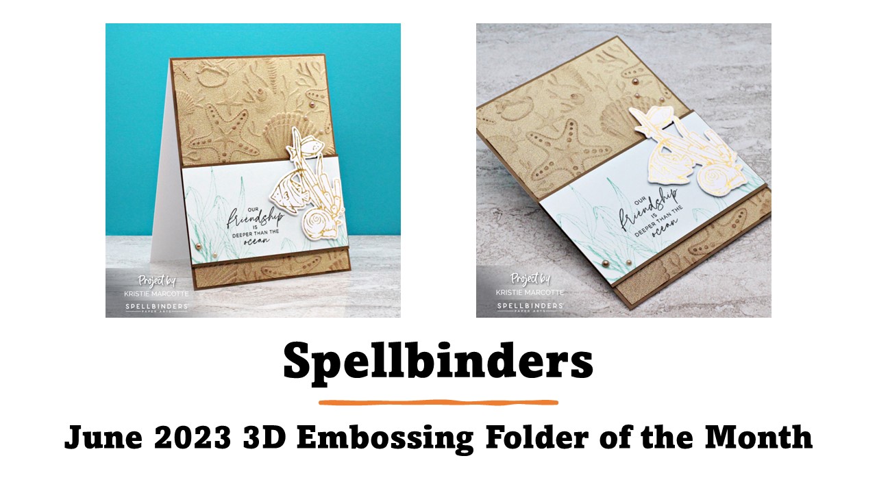 Spellbinders | June 2023 3D Embossing Folder of the Month