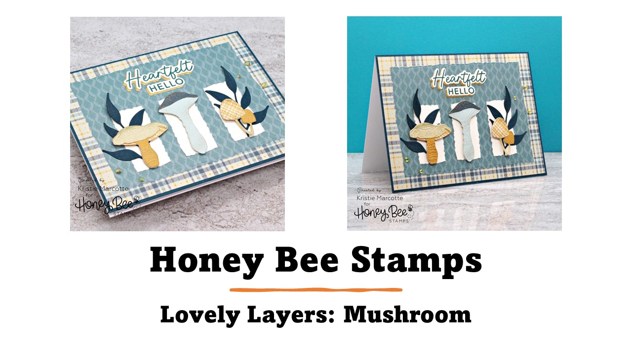 Honey Bee Stamps | Lovely Layers Mushroom