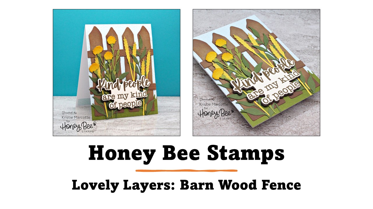 Honey Bee Stamps | Barn Wood Fence