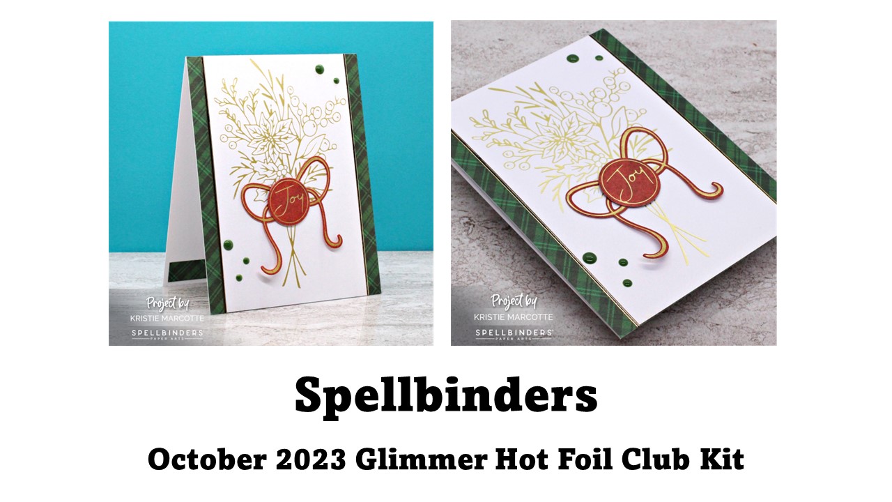 Spellbinders | October 2023 Glimmer Hot Foil kit