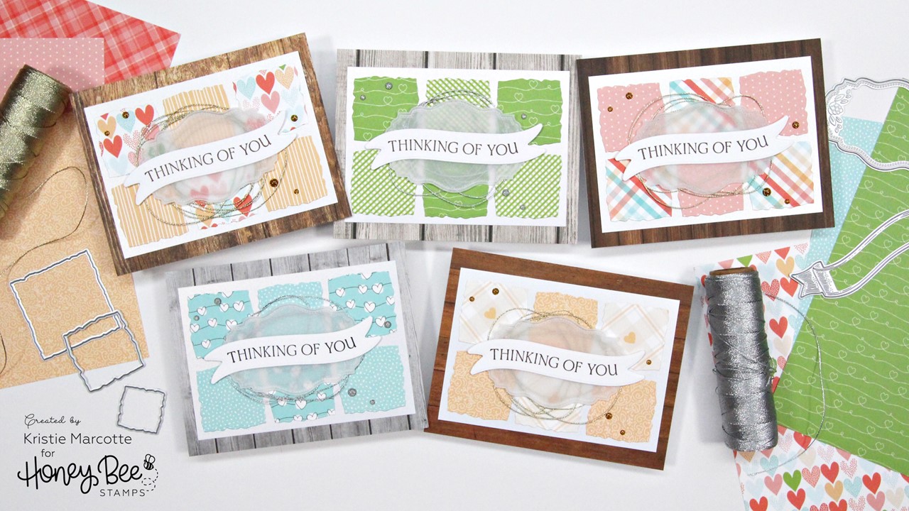 Honey Bee Stamps | 5 Cards 1 Design