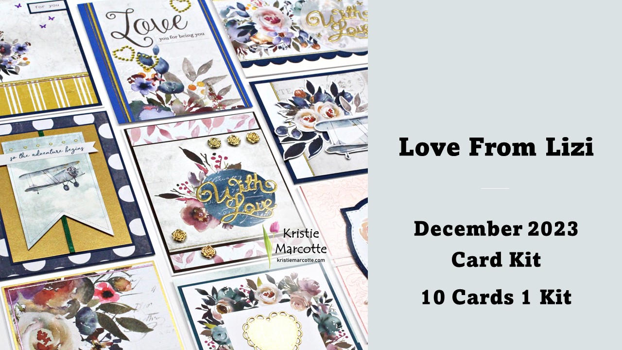 Love From Lizi | December 2023 Card Kit | 10 Cards 1 Kit