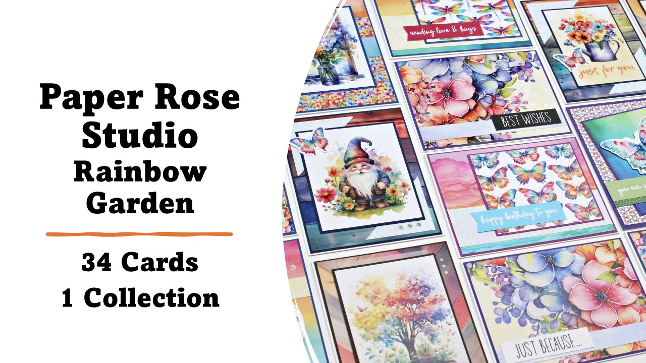 Paper Rose | Rainbow Garden | 34 Cards 1 Collection