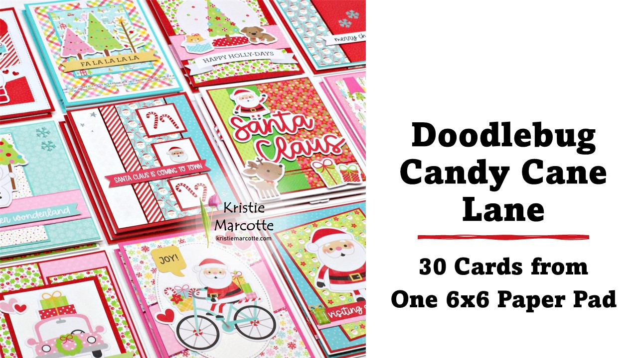 Doodlebug Design | Candy Cane Lane | 30 Cards 1 Paper Pad