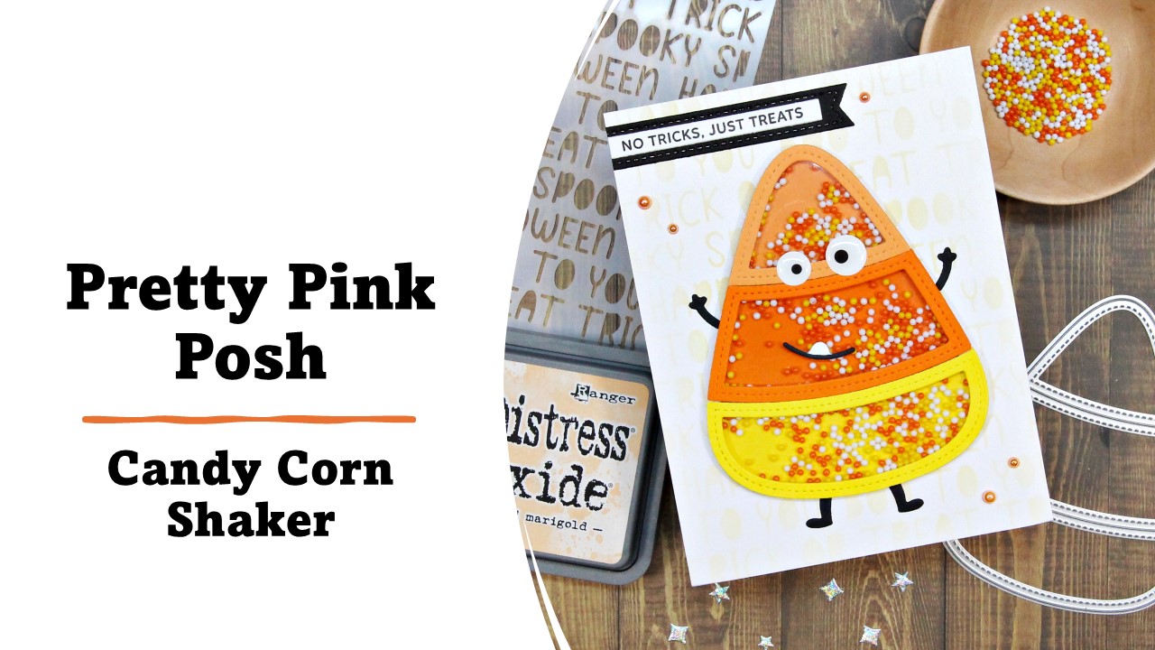 Pretty Pink Posh | Candy Corn Shaker