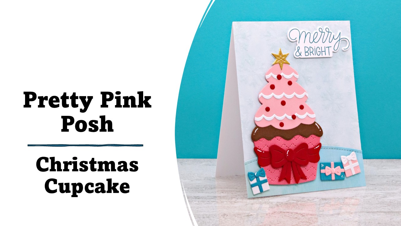 Pretty Pink Posh | Christmas Cupcake