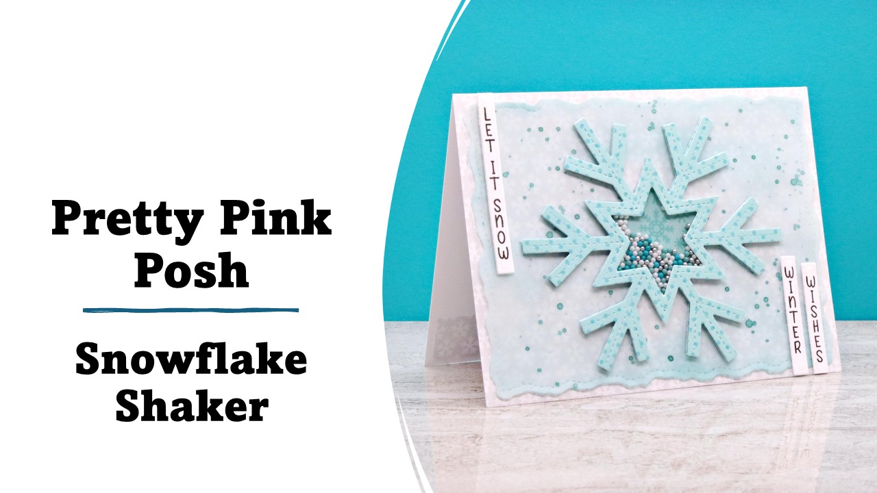 Pretty Pink Posh | Snowflake Shaker